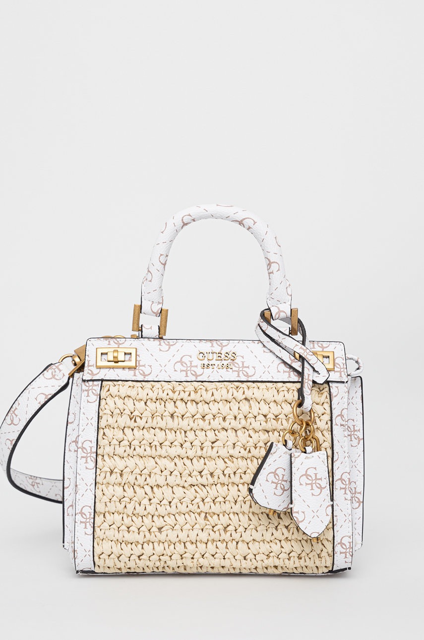

Чанта Guess в бежово, Бежов