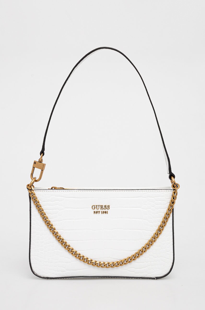 

Чанта Guess в бяло, Бял