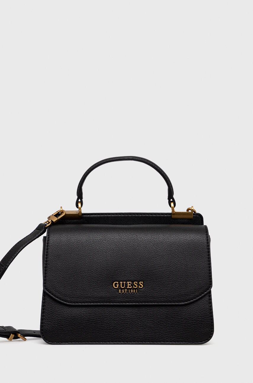 

Чанта Guess в черно, Черен