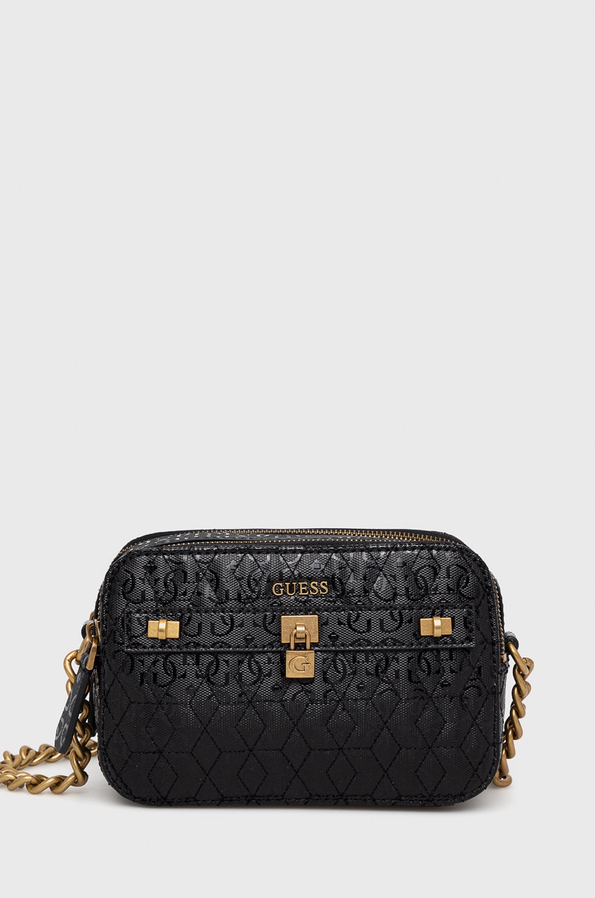 

Чанта Guess в черно, Черен