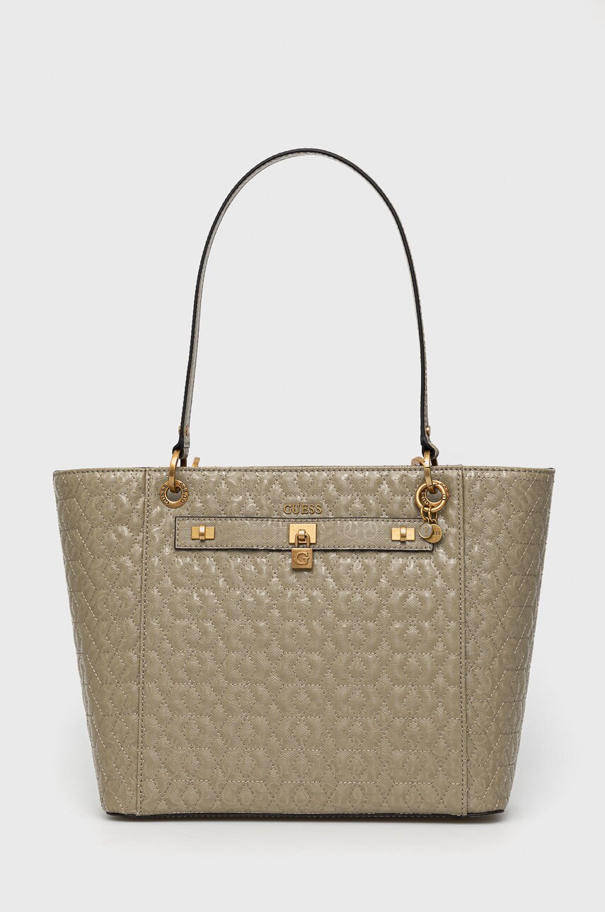 

Чанта Guess в бежово, Бежов