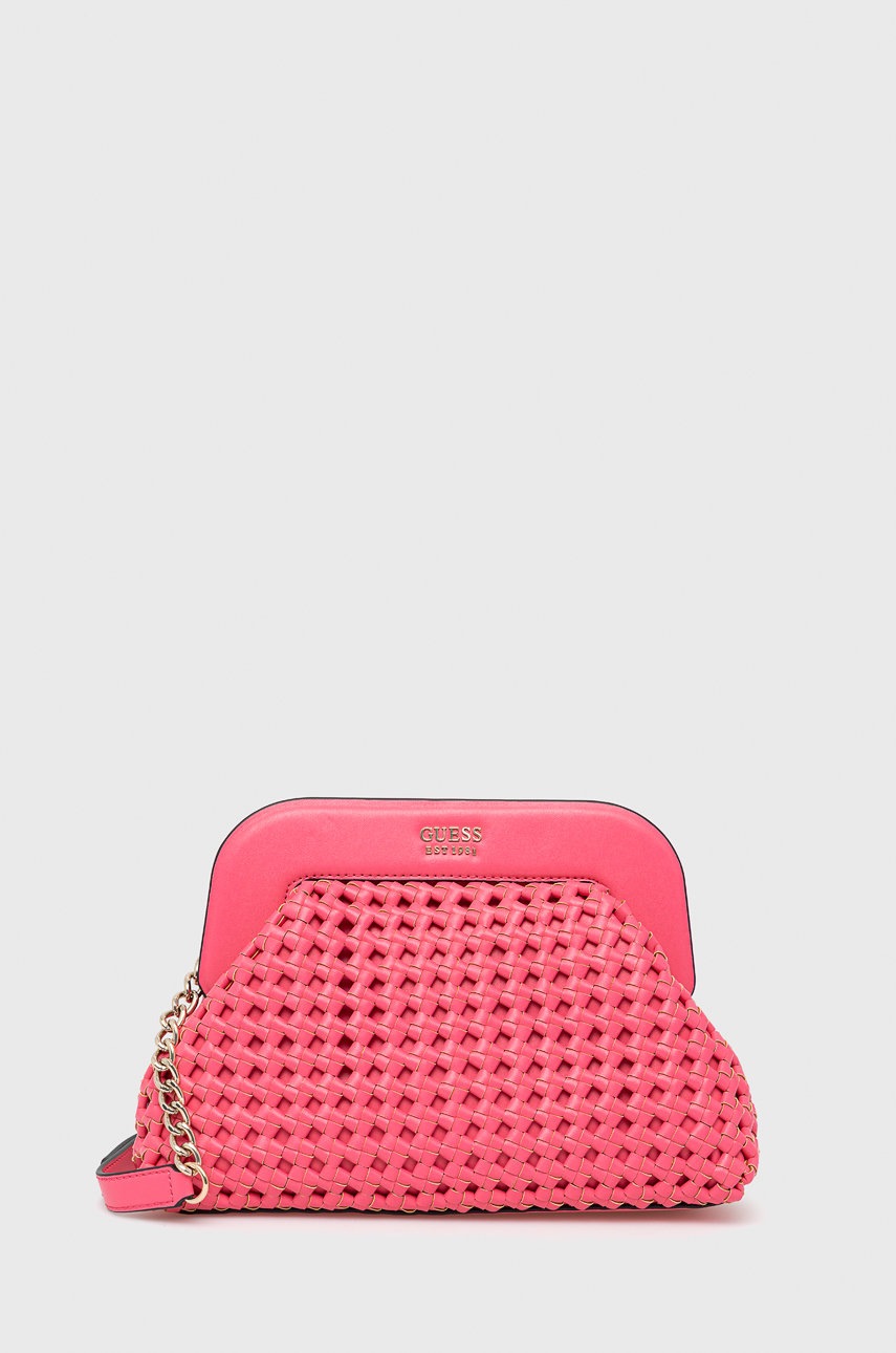 

Чанта Guess в розово, Розов