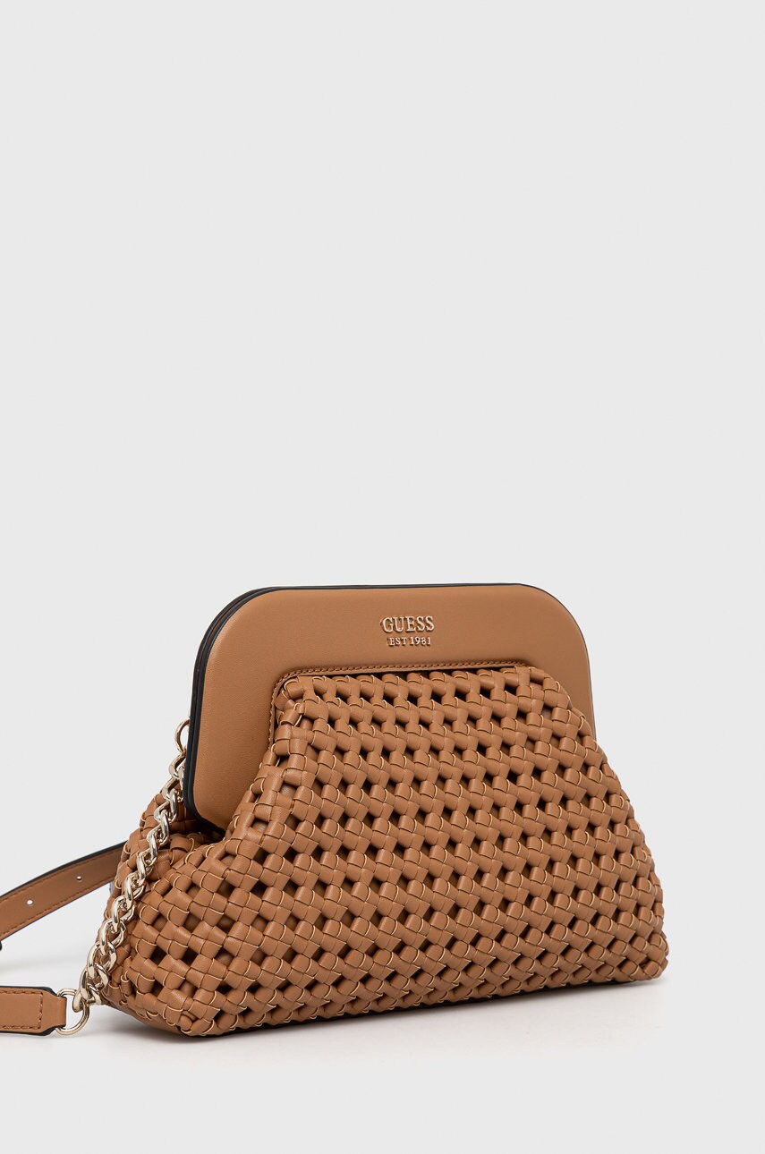 

Сумочка Guess колір бежевий