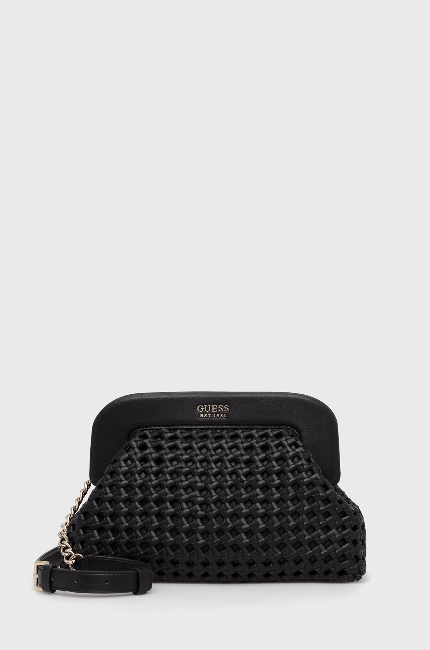 

Чанта Guess в черно, Черен