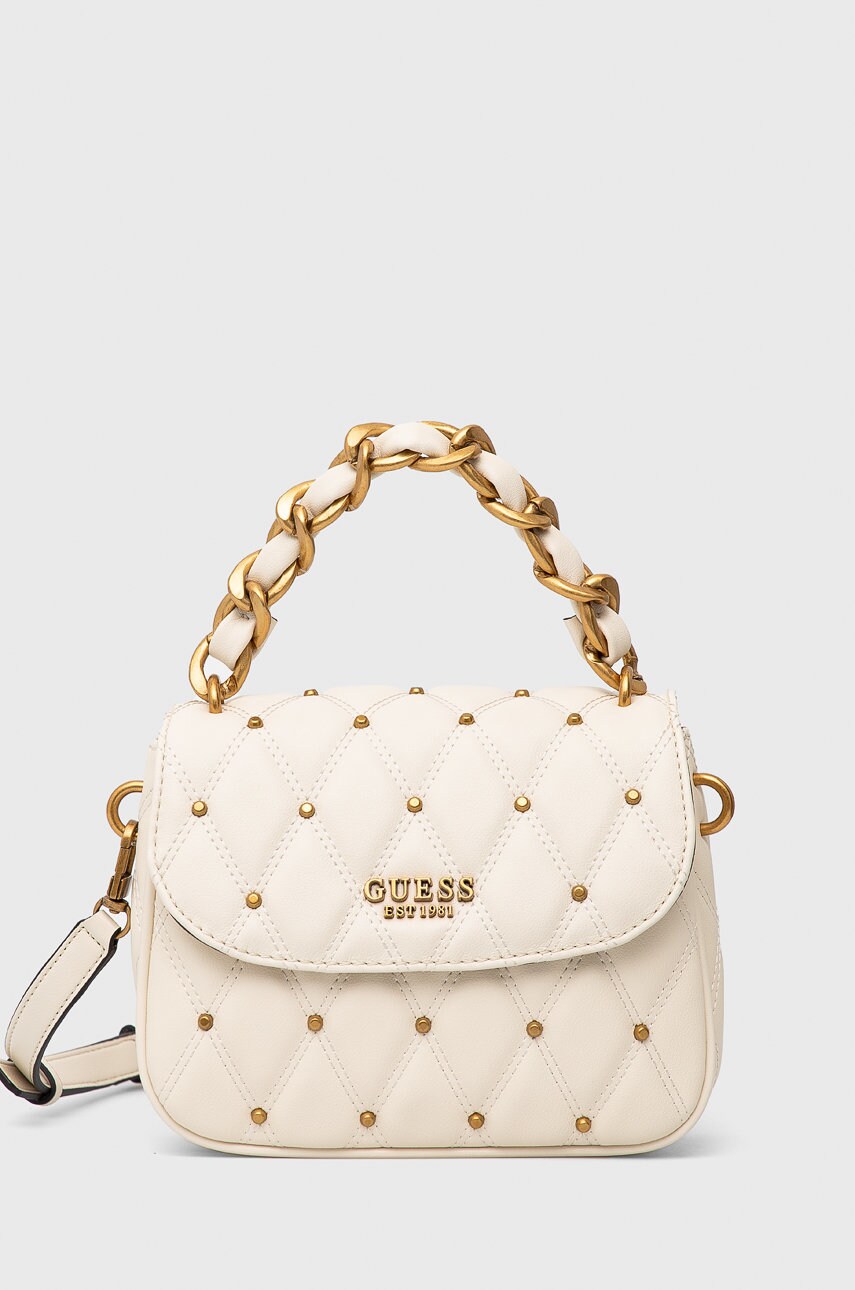 

Чанта Guess в бежово, Бежов