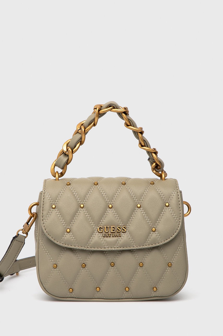 

Чанта Guess в сиво, Сив