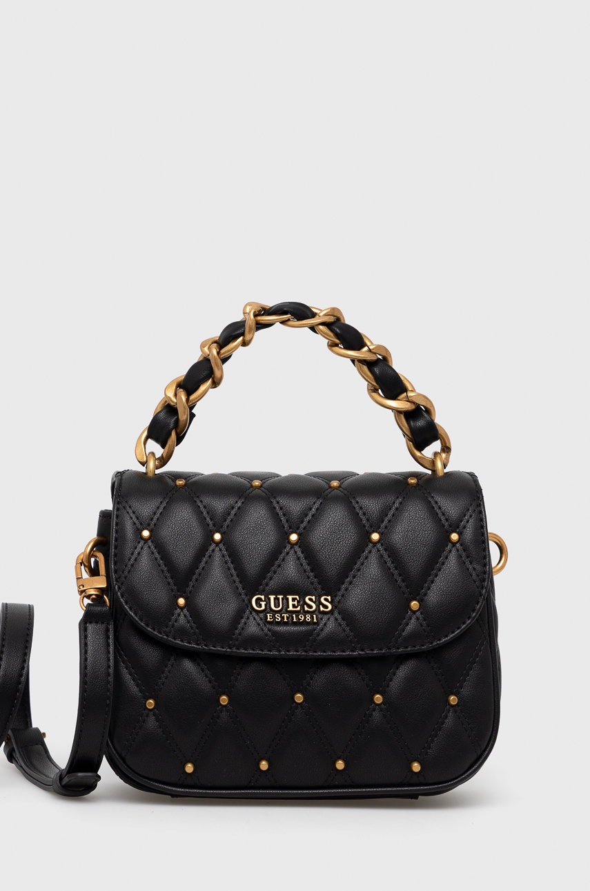 

Чанта Guess в черно, Черен