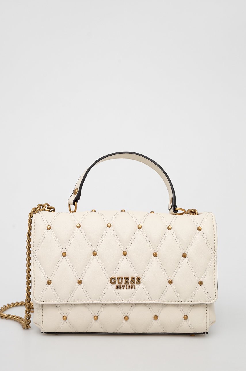 

Чанта Guess в бежово, Бежов