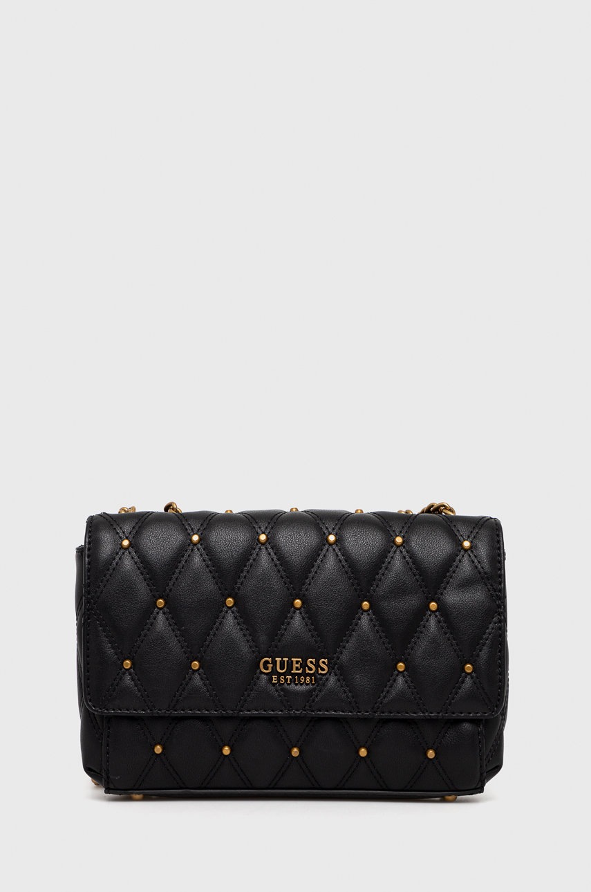 

Чанта Guess в черно, Черен