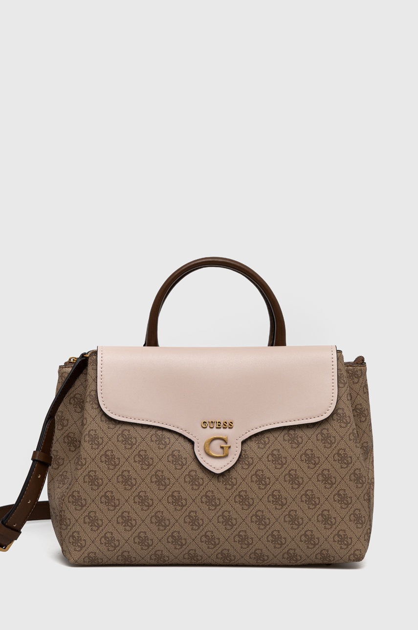 

Чанта Guess в бежово, Бежов