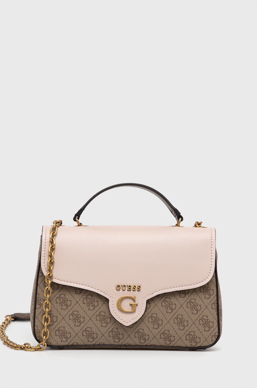 

Чанта Guess в бежово, Бежов