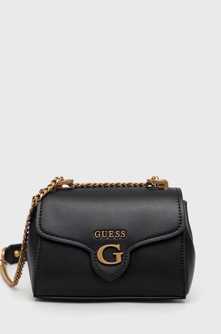 

Чанта Guess в черно, Черен