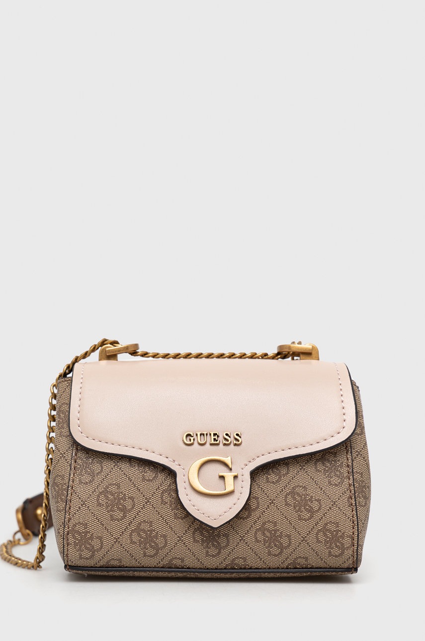 

Чанта Guess в бежово, Бежов
