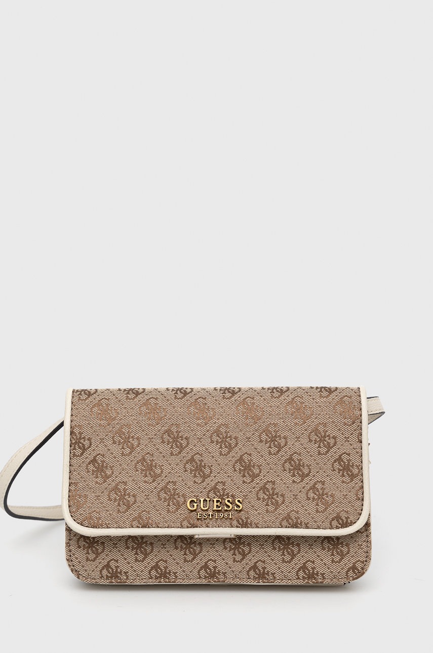 

Чанта Guess в бежово, Бежов