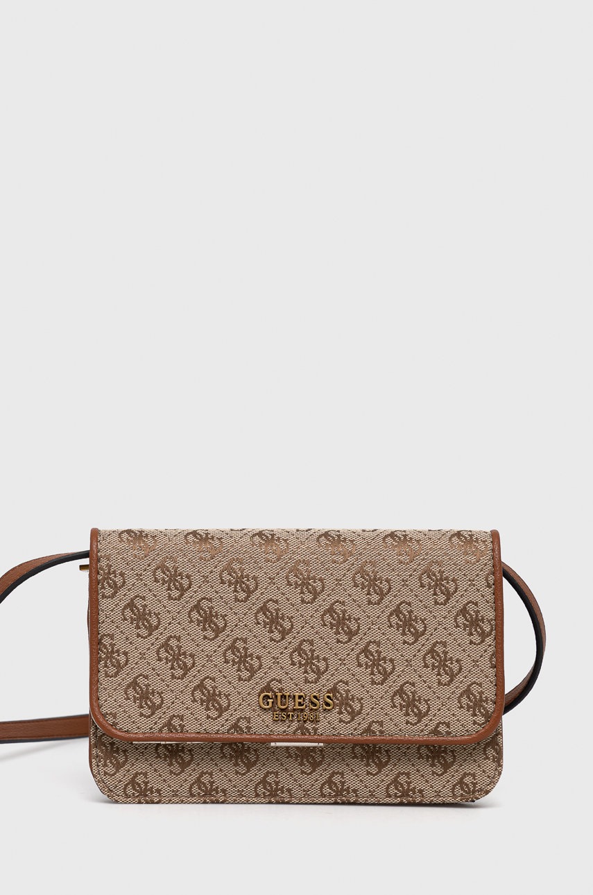 

Чанта Guess в бежово, Бежов