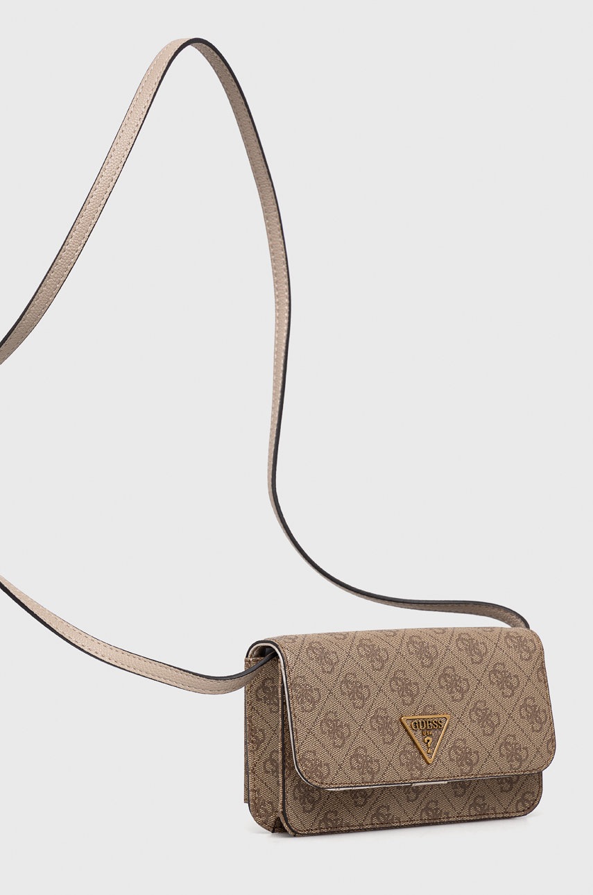 

Клатч Guess колір бежевий