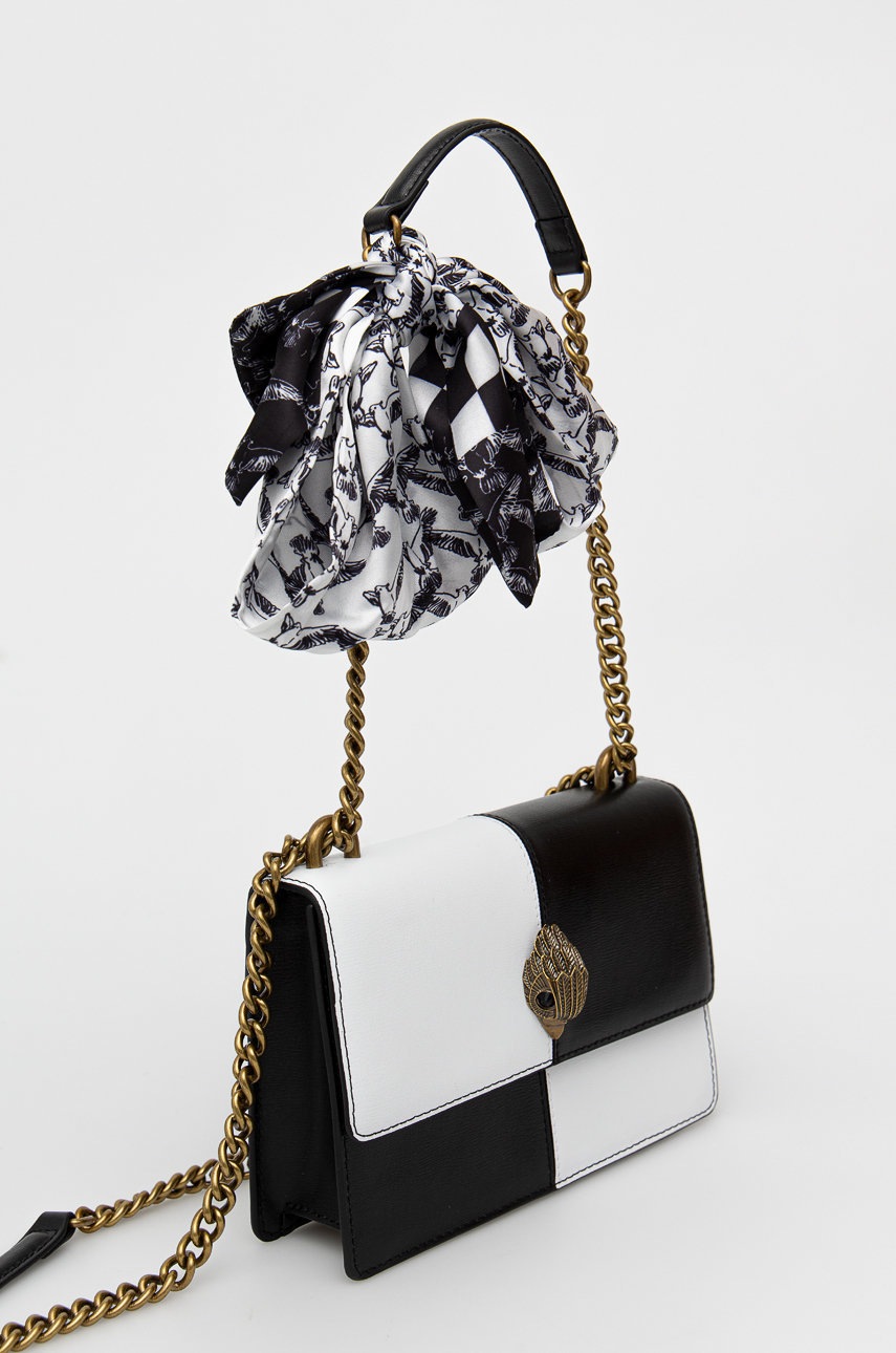 

Шкіряна сумочка Kurt Geiger London колір чорний