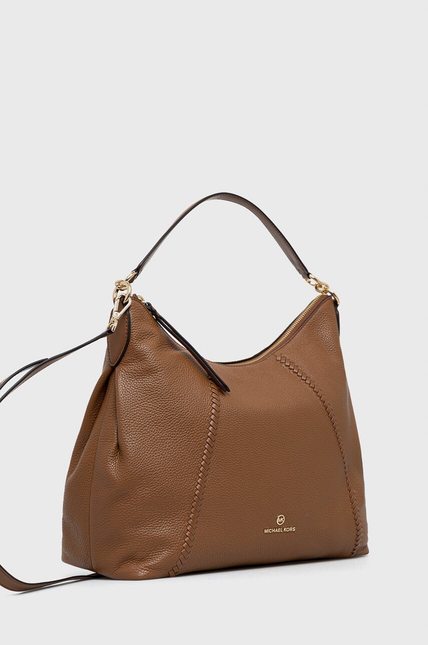 

Кожаная сумочка MICHAEL Michael Kors цвет коричневый