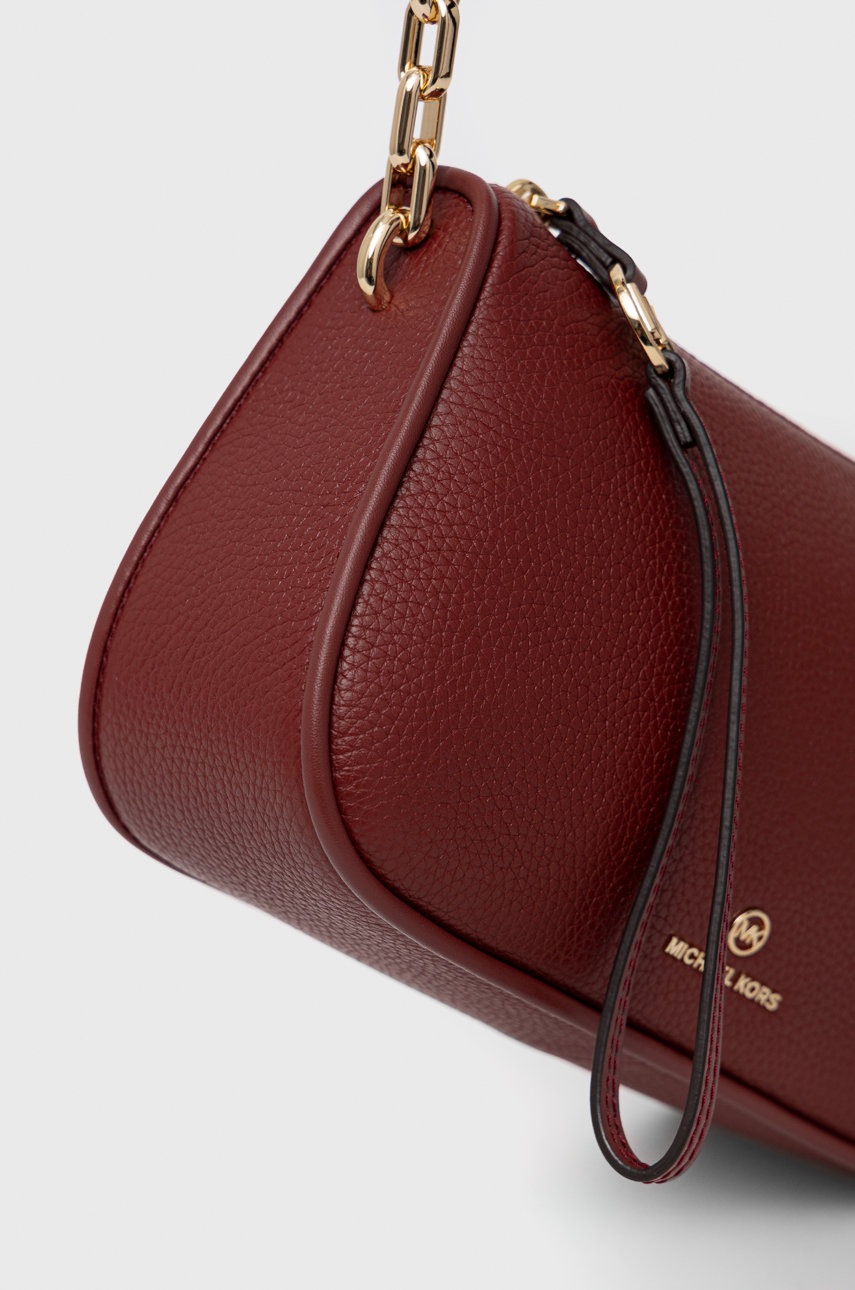 

Шкіряна сумочка MICHAEL Michael Kors колір бордовий