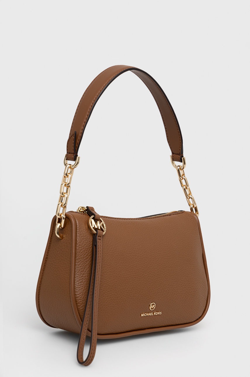 

Кожаная сумочка MICHAEL Michael Kors цвет коричневый