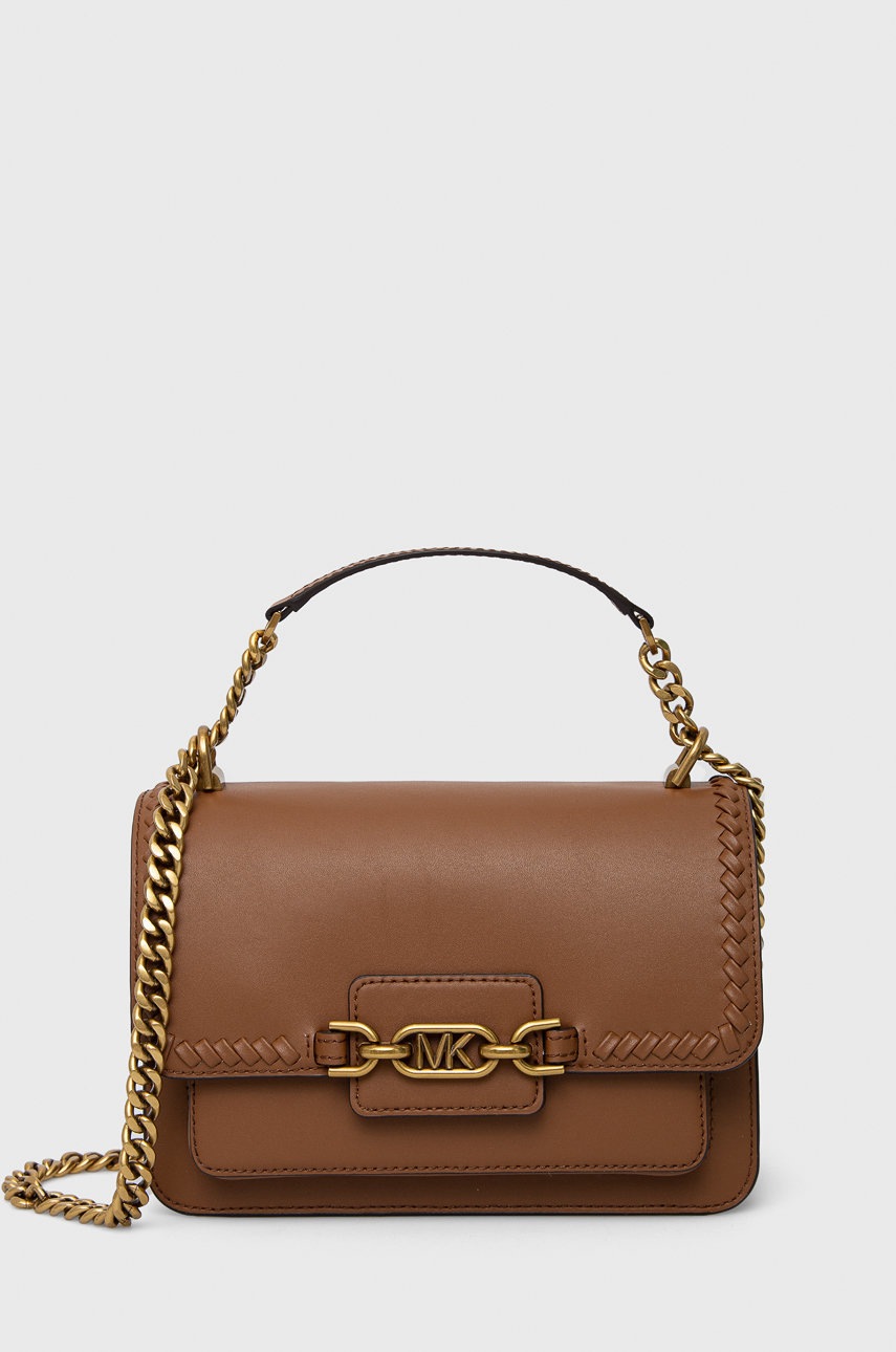 

Кожена чанта MICHAEL Michael Kors в кафяво, Кафяв