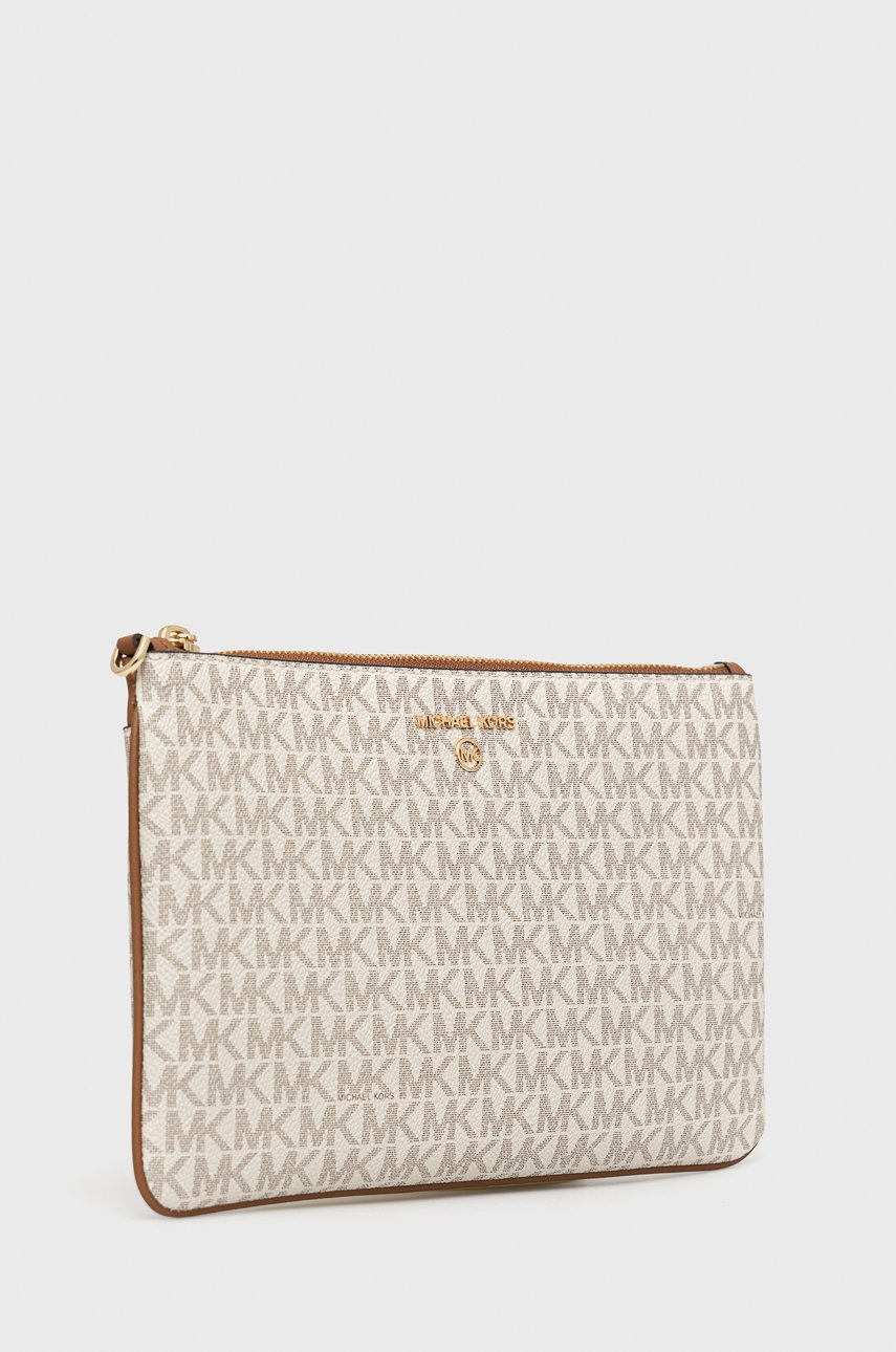 

Клатч MICHAEL Michael Kors колір бежевий