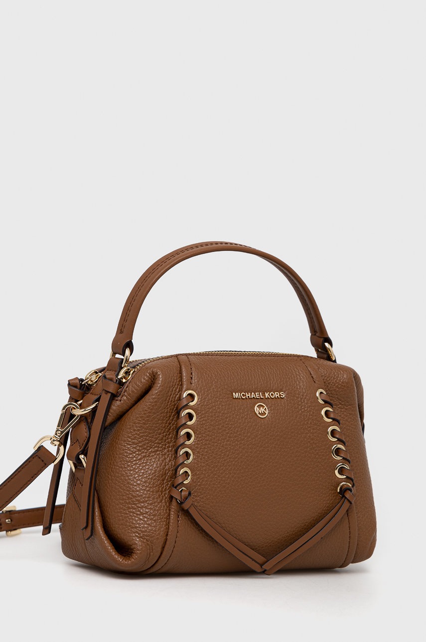

Кожаная сумочка MICHAEL Michael Kors цвет коричневый