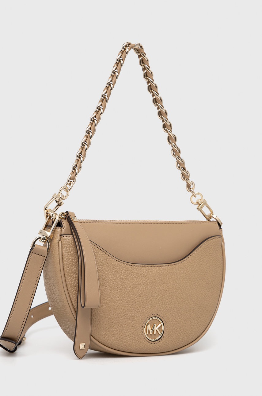 

Кожаная сумочка MICHAEL Michael Kors цвет бежевый