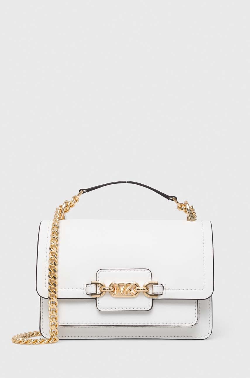 

Шкіряна сумочка MICHAEL Michael Kors колір білий