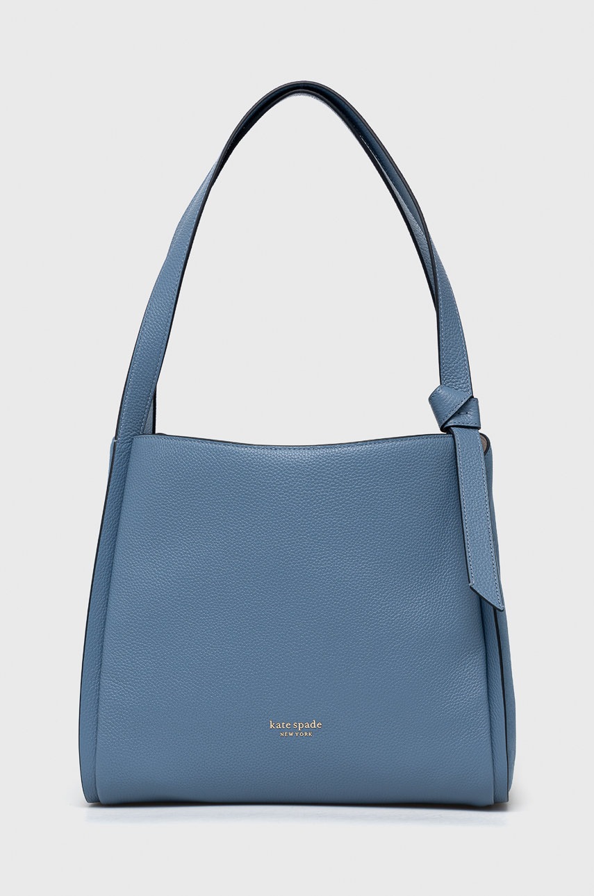 

Кожена чанта Kate Spade, Син