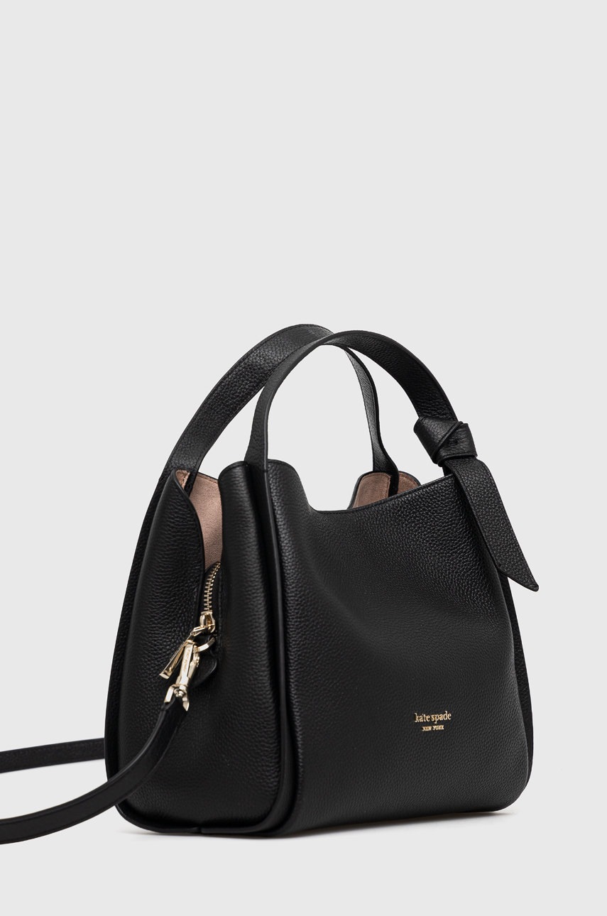 

Кожаная сумочка Kate Spade цвет чёрный
