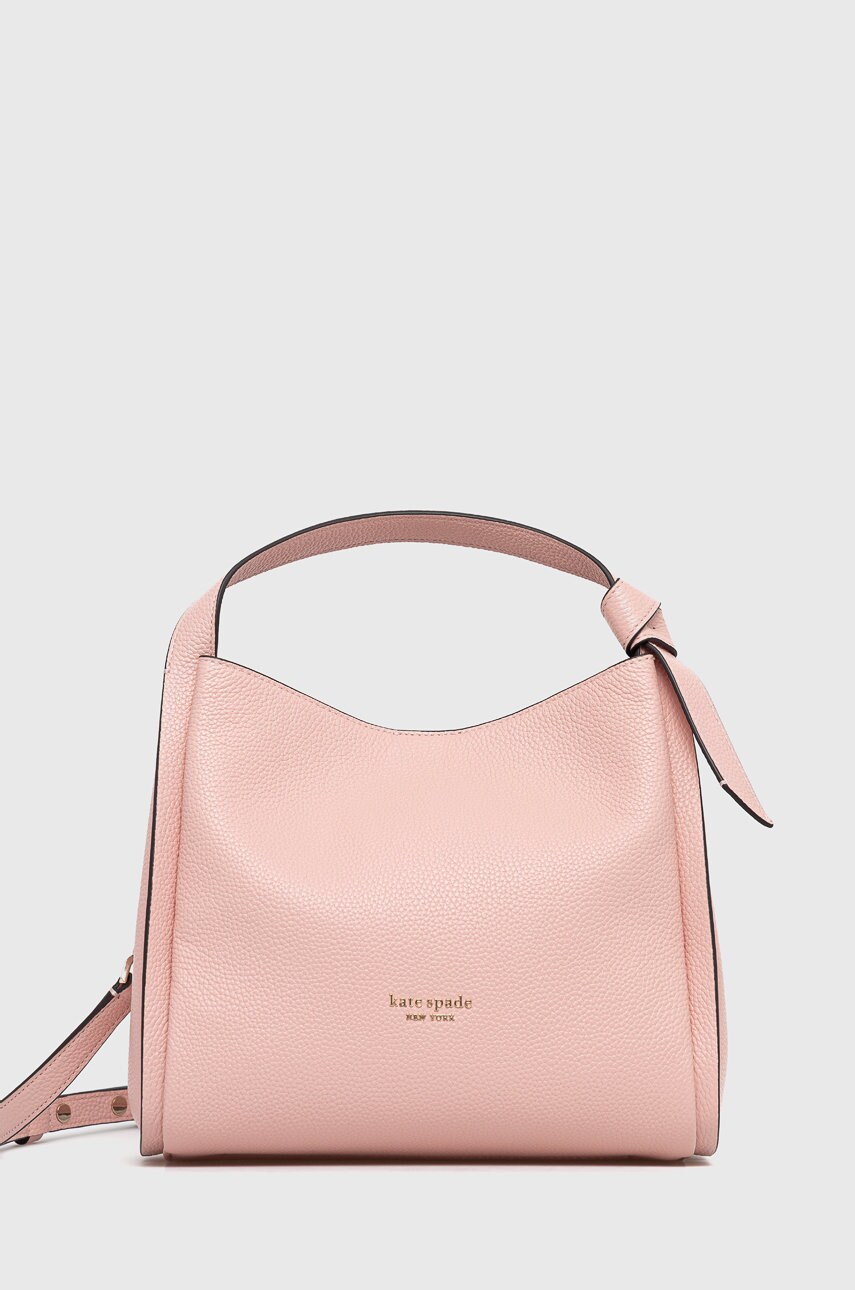 

Кожена чанта Kate Spade в розово, Розов