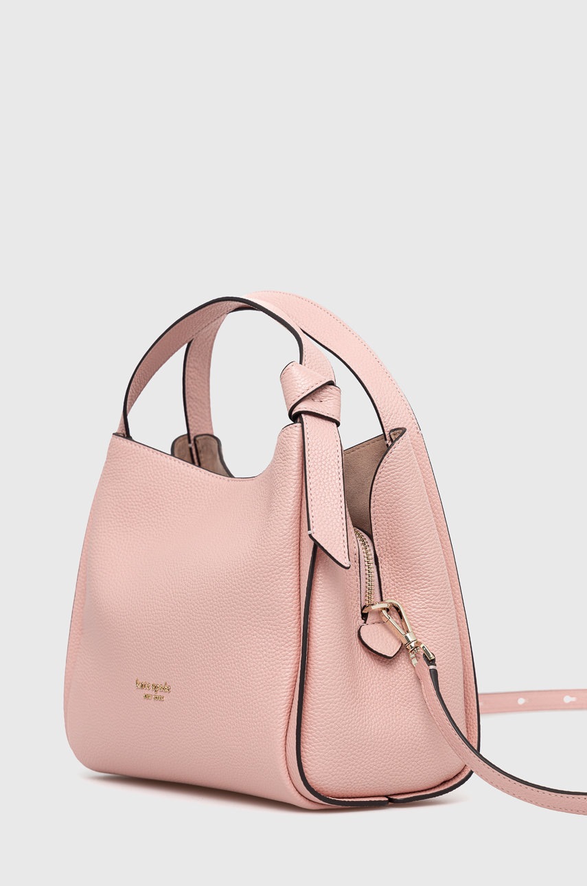 

Шкіряна сумочка Kate Spade колір рожевий