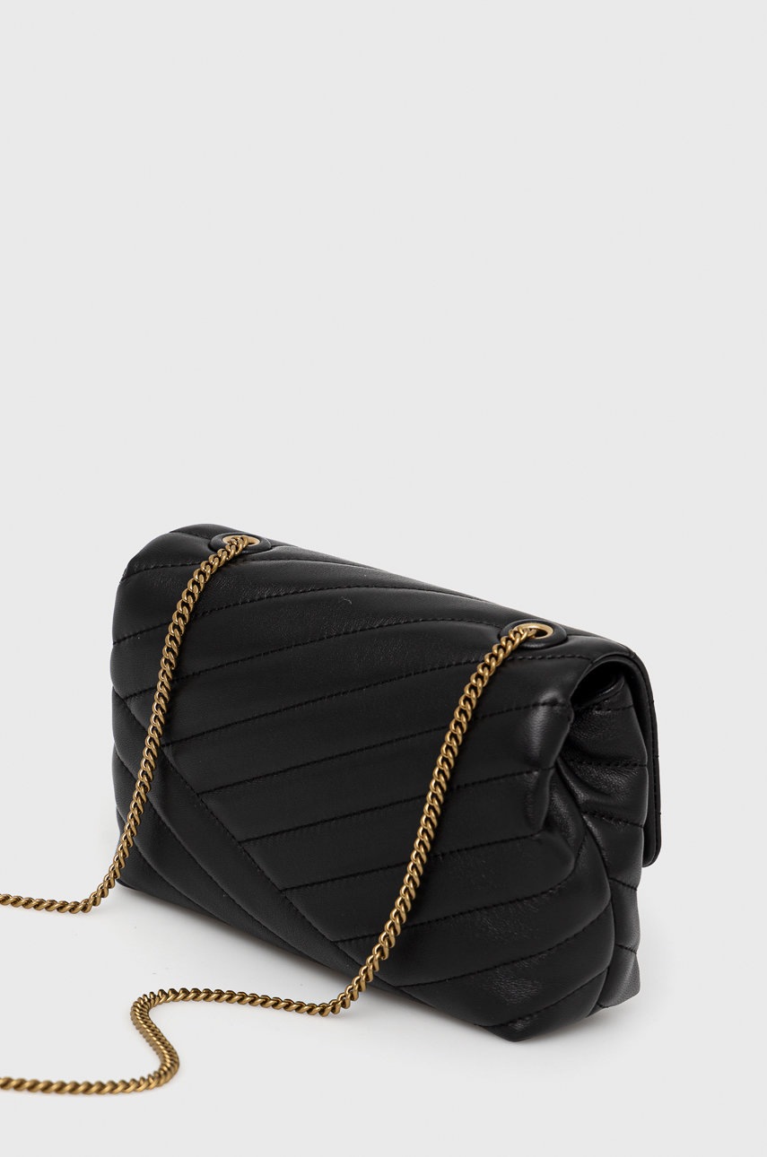 

Шкіряна сумочка Tory Burch колір чорний