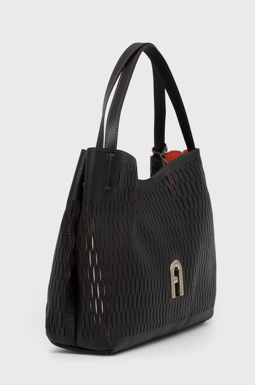 

Шкіряна сумочка Furla колір чорний
