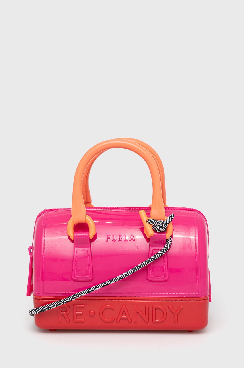

Чанта Furla в розово, Розов