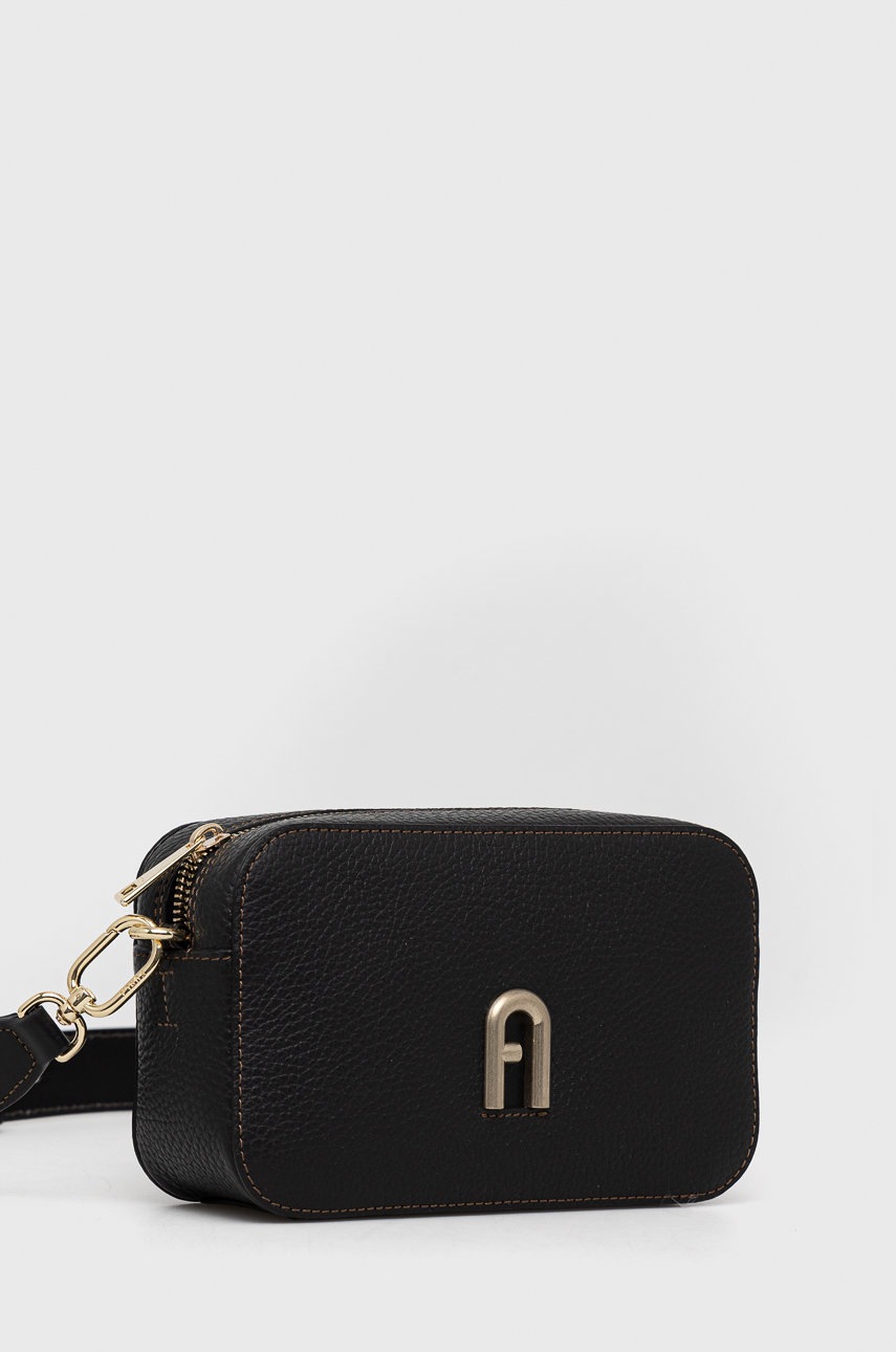 

Шкіряна сумочка Furla колір чорний