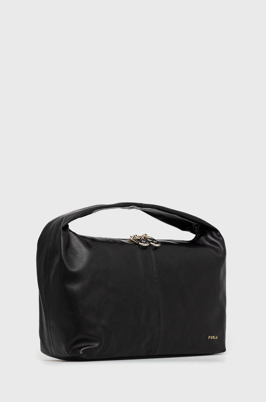 

Шкіряна сумочка Furla колір чорний