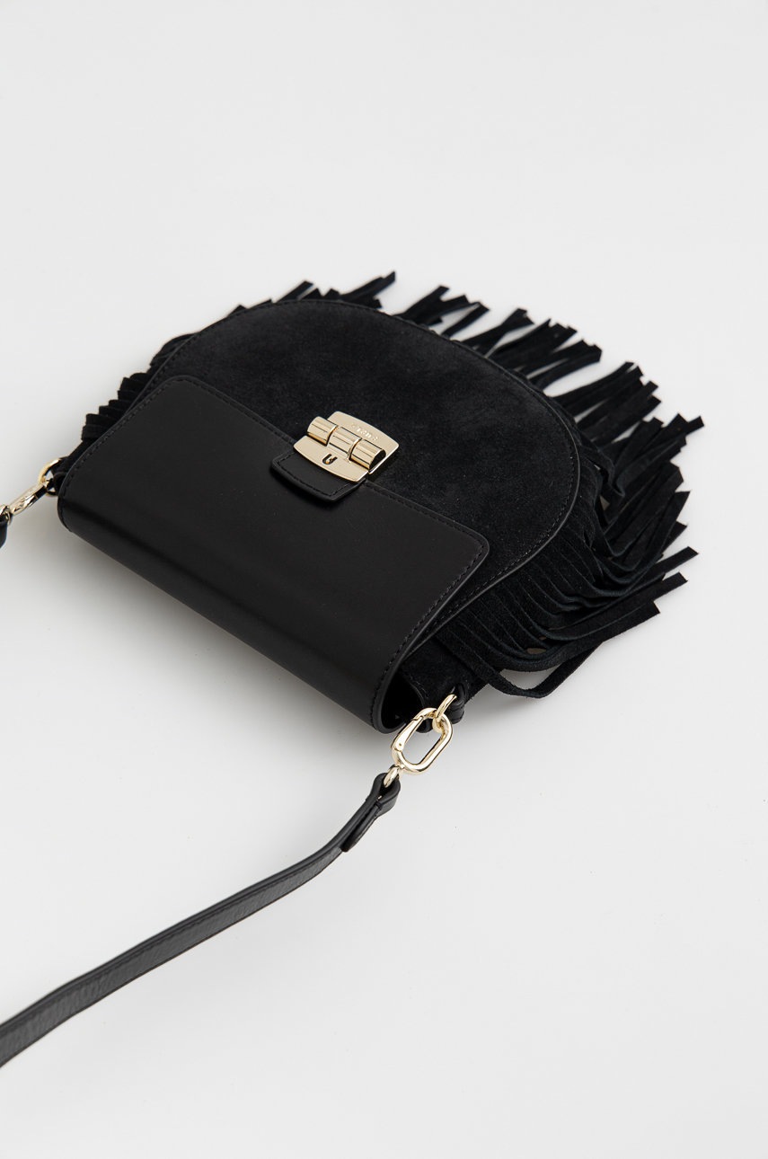 

Шкіряна сумочка Furla колір чорний