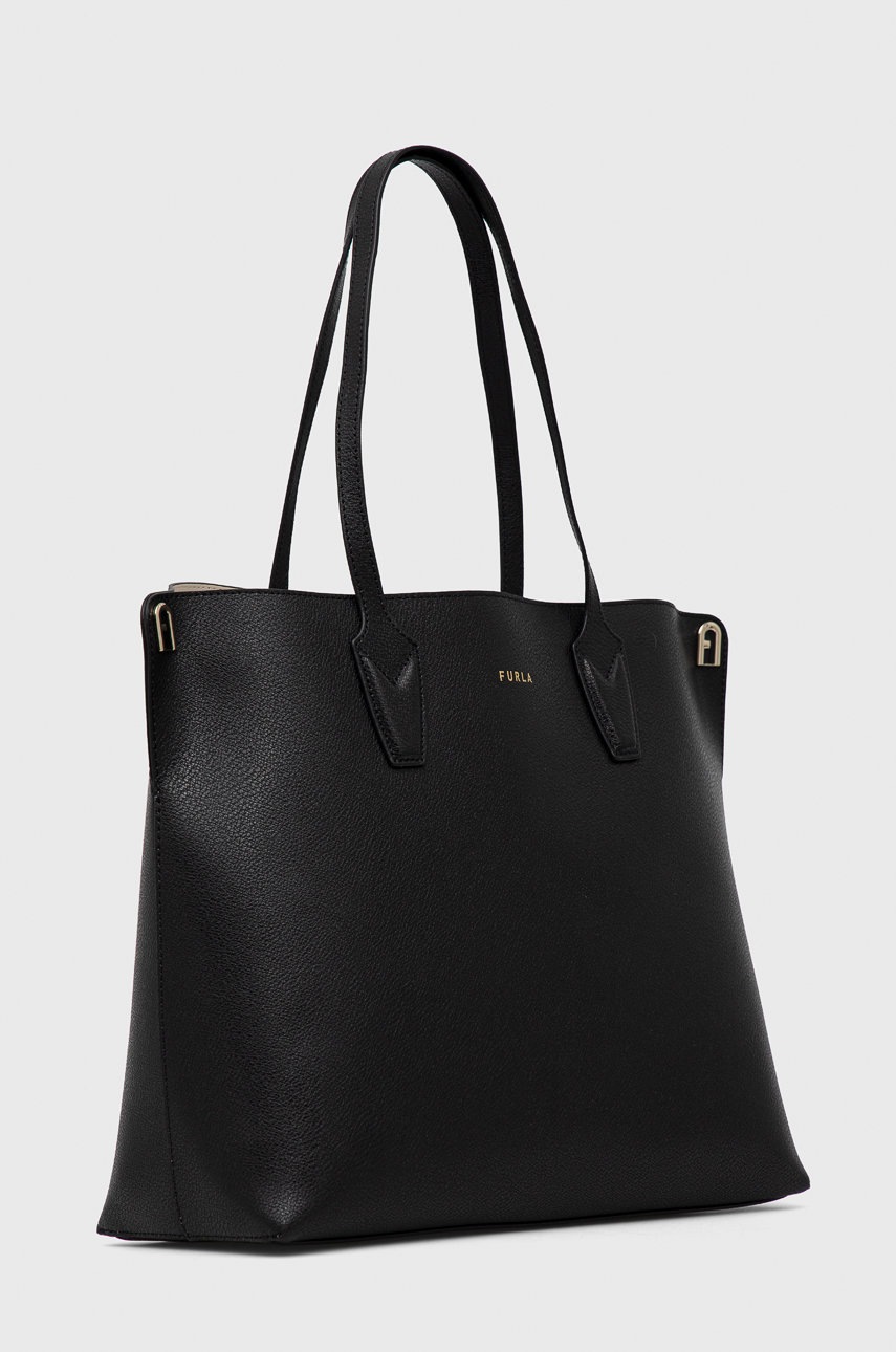 

Шкіряна сумочка Furla колір чорний