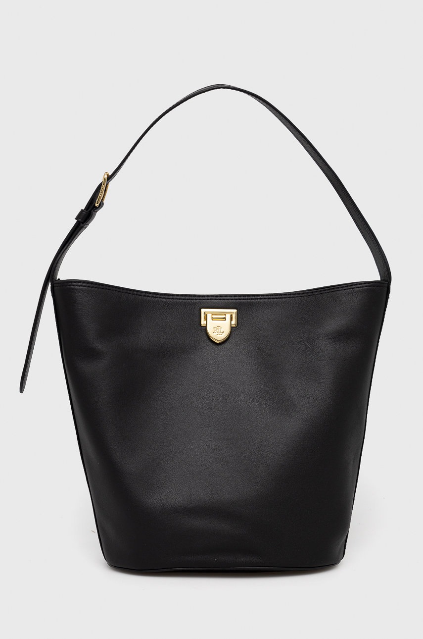 

Чанта Lauren Ralph Lauren в черно, Черен