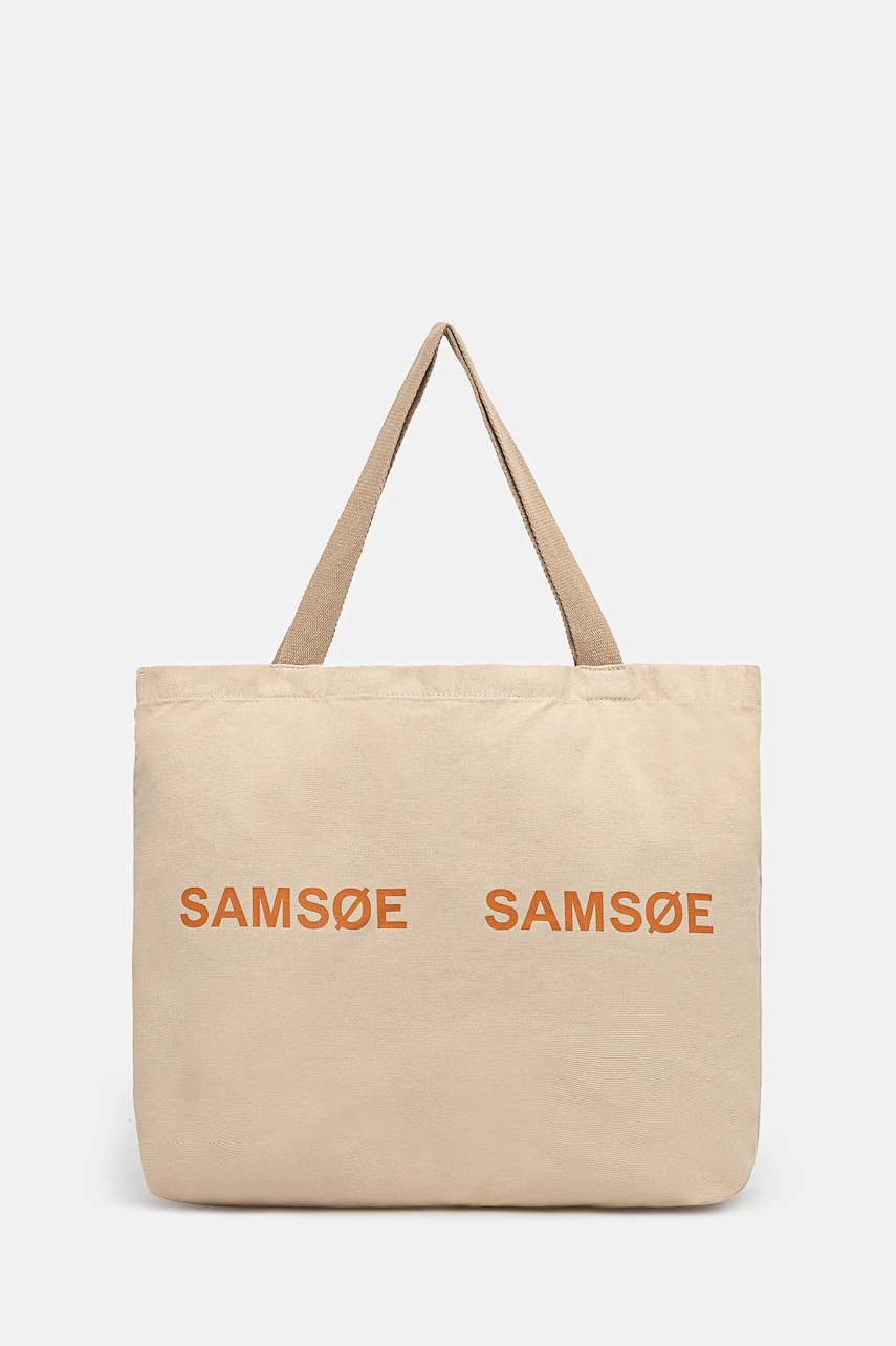 Samsoe Samsoe geanta FRINKA culoarea bej, F20300113