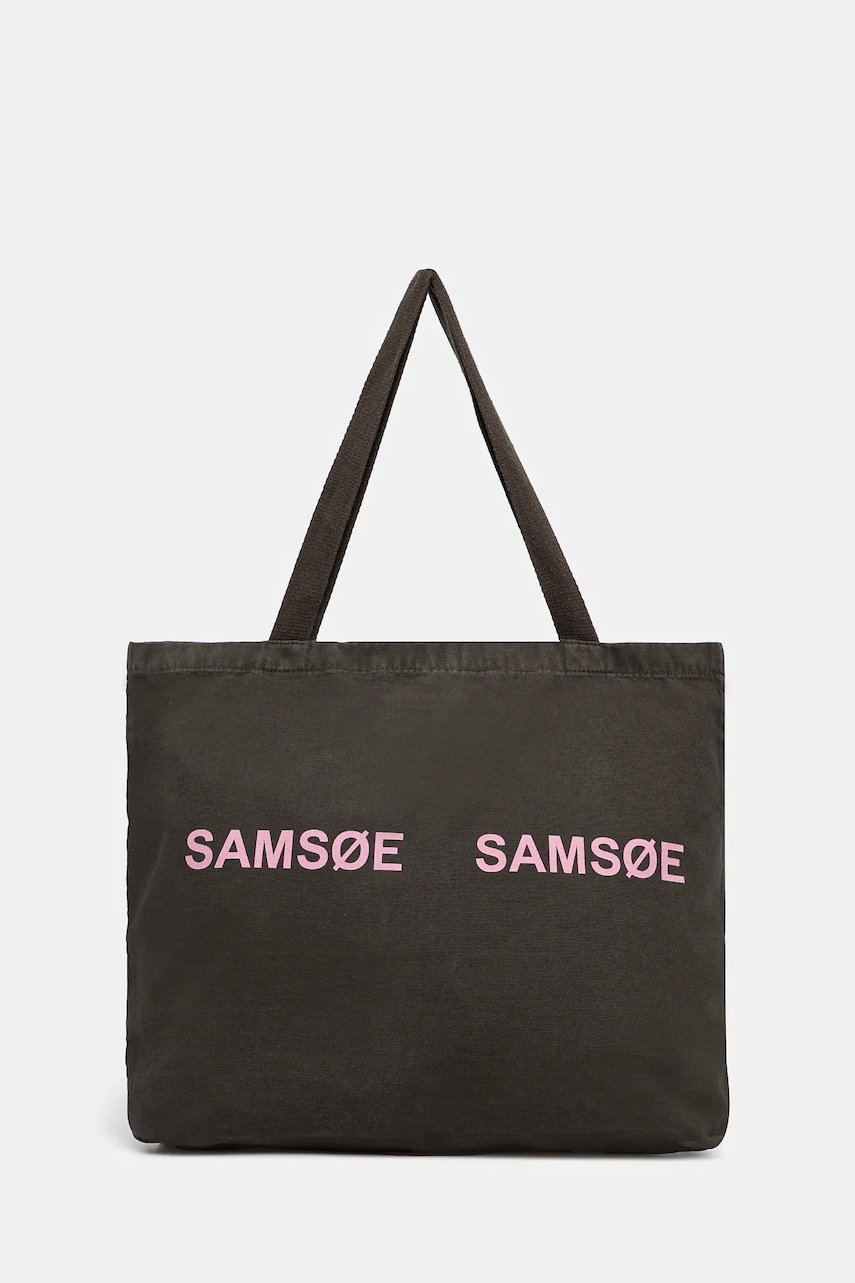 Samsoe Samsoe geanta FRINKA culoarea verde, F20300113