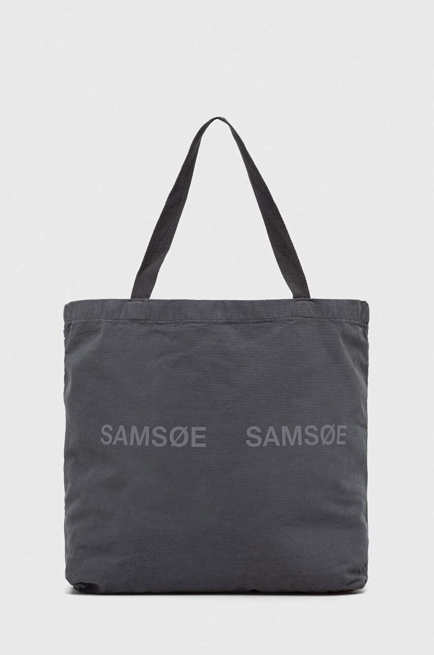 Samsoe Samsoe poseta FRINKA culoarea gri, F20300113