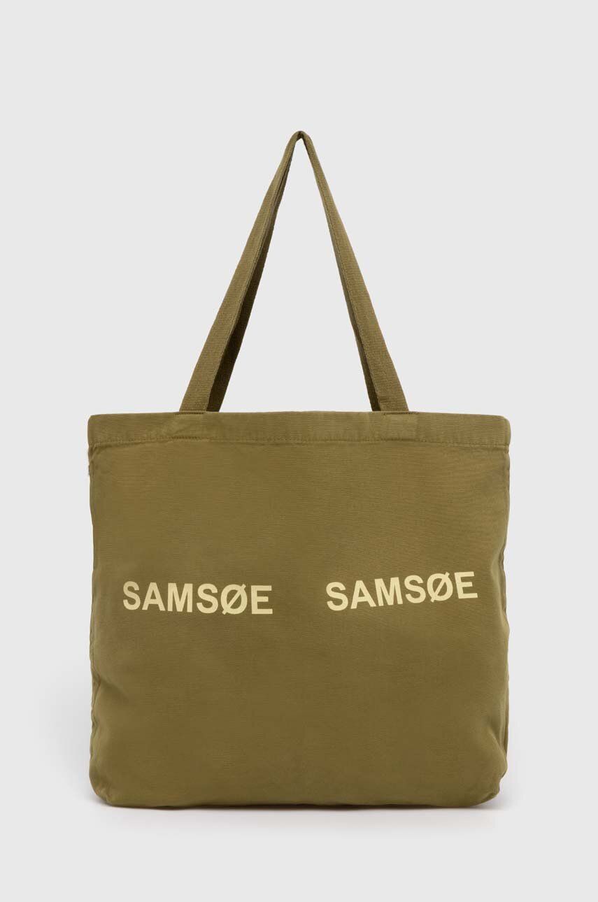 Samsoe Samsoe poseta FRINKA culoarea verde, F20300113