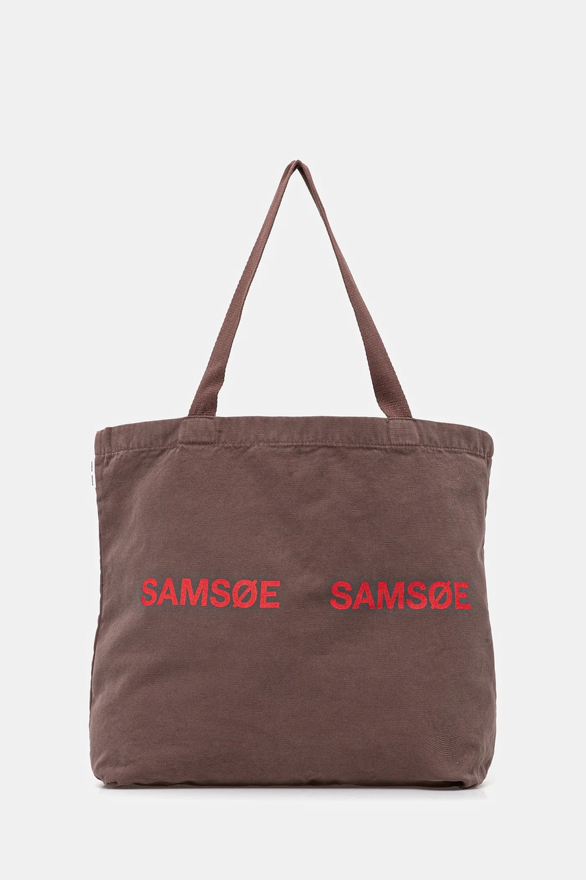 Samsoe Samsoe geantă FRINKA culoarea bej, F20300113