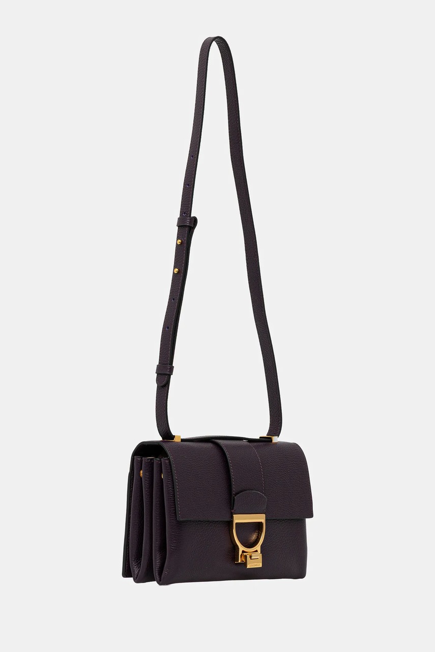 Кожаная сумочка Coccinelle цвет серый E1 MD5 12 07 01