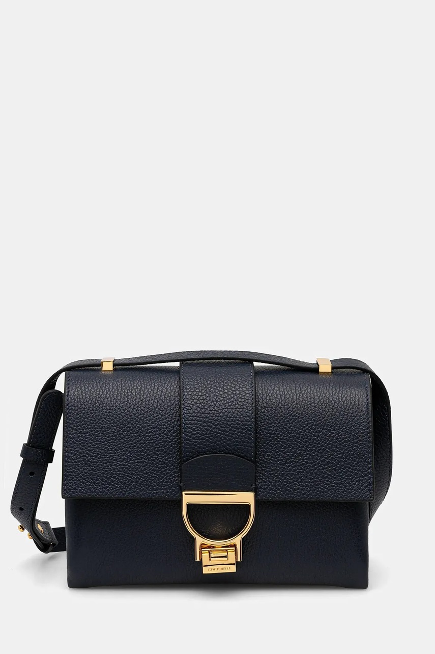 Coccinelle poșetă de piele culoarea gri, E1 MD5 12 07 01