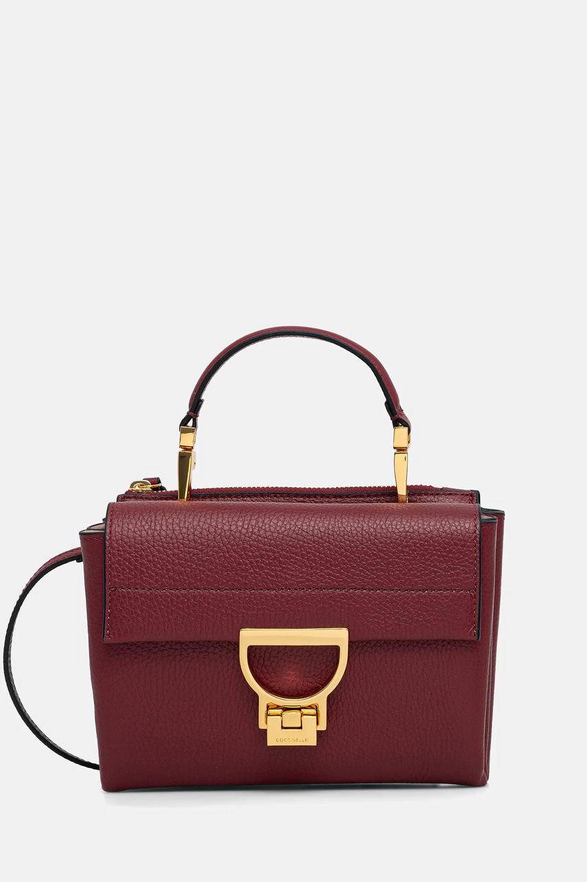 Coccinelle geantă de piele culoarea negru, E1 MD5 55 B7 01