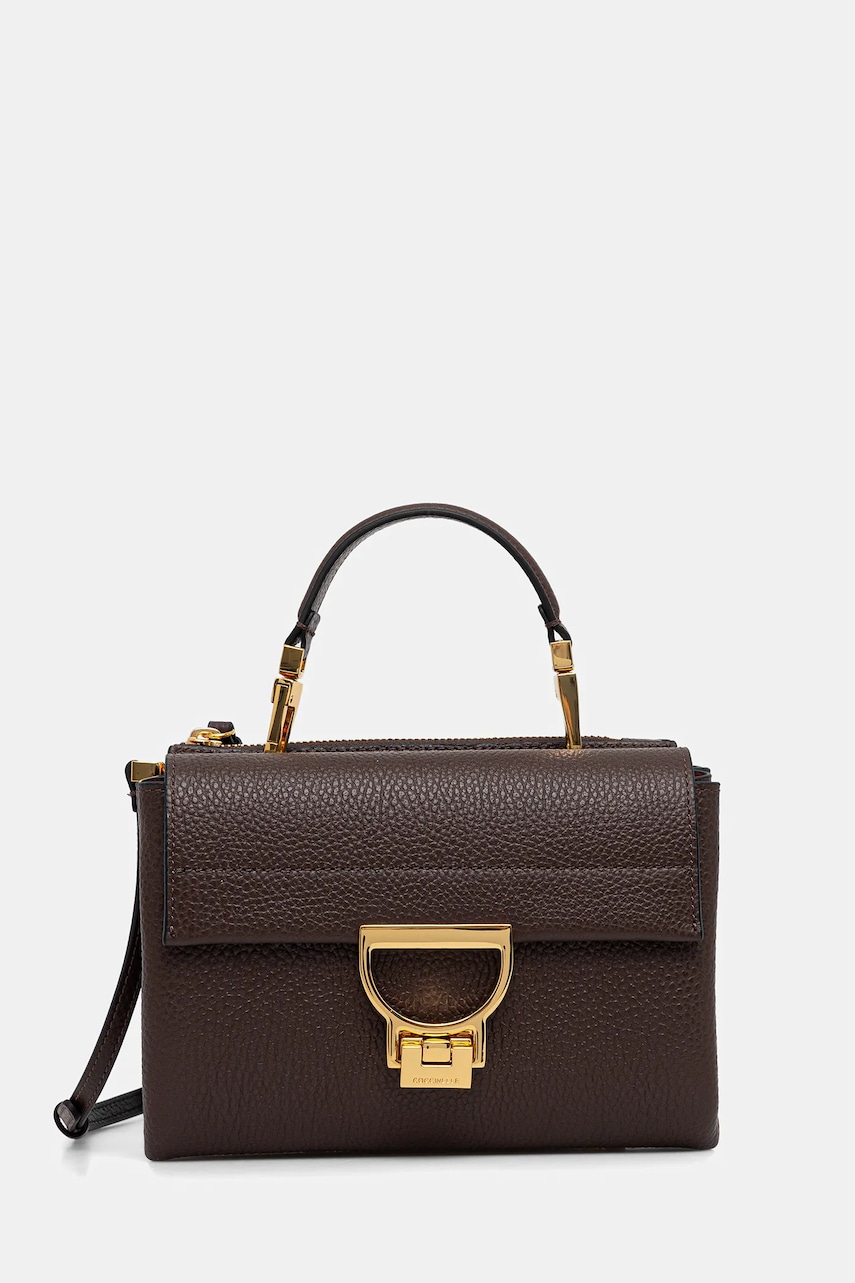 Coccinelle geantă de piele culoarea negru, E1 MD5 55 B7 01